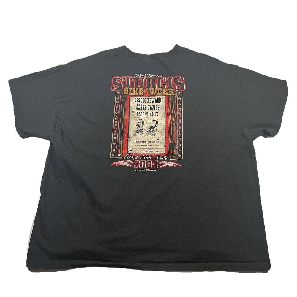 Vintage 2004 Sturgis Bike Week Jesse James T Shirt Men’s 3XL